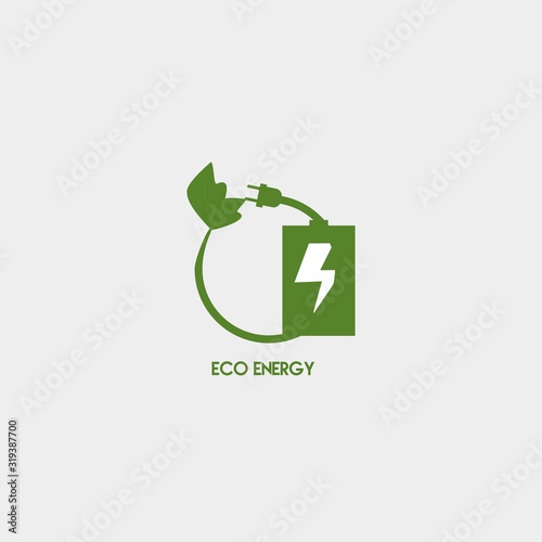 eco energy background design illustration vector photo