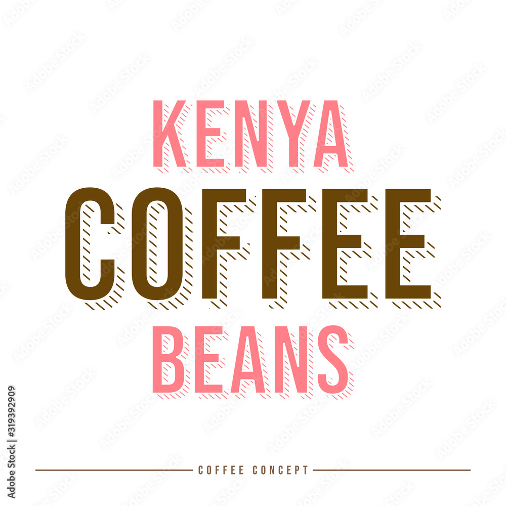 Coffee lettering, Shop promotion motivation. Coffee lettering, Shop promotion motivation.