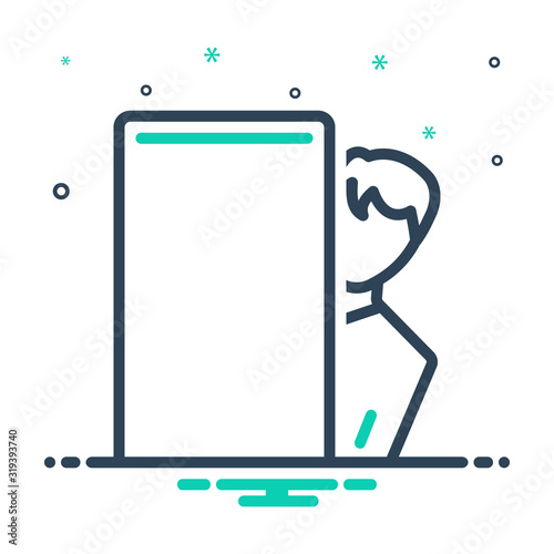 mix icon for behind 