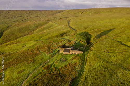 Obraz na plátně Sunrise Top Withens, Haworth