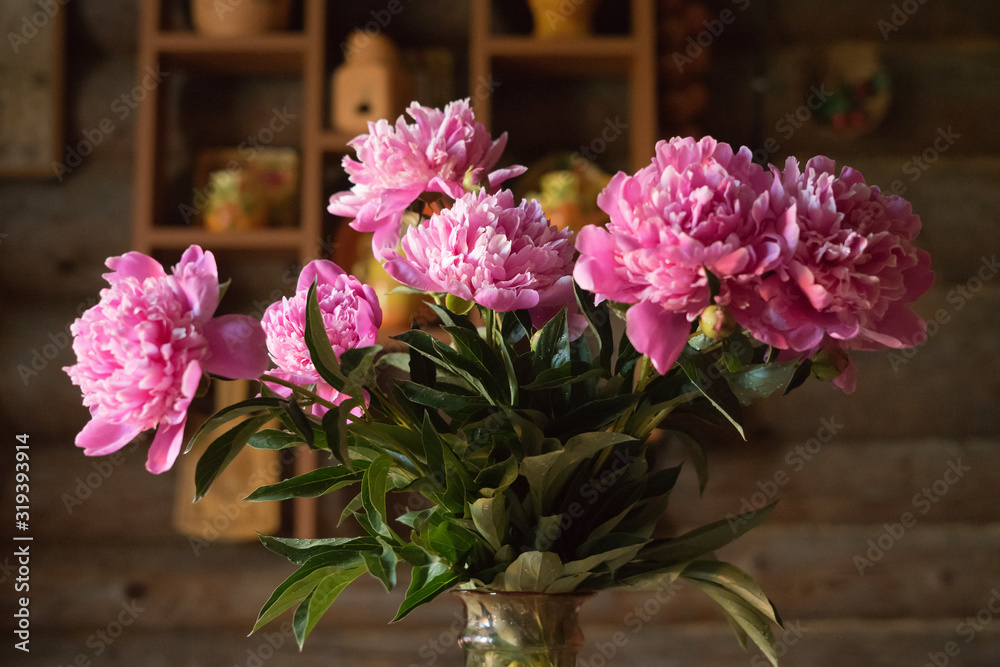 bouquet of beautiful peonies bouquet of beautiful peonies