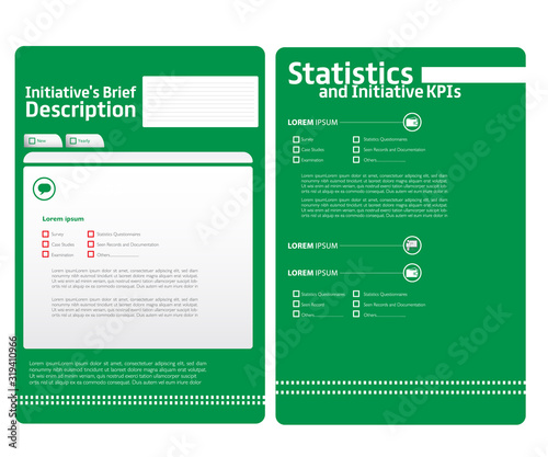 Template vector art work Brochure, AnnualReport, Magazine, Poster, Corporate Presentation, Portfolio, Flyer, infographic, layout modern with green color size A4, 
