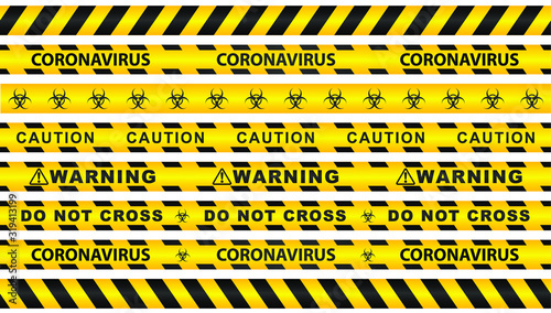 MERS Corona Virus warning icon. biological hazard risk logo symbol. Contamination epidemic virus danger sign. vector illustration image. Isolated on white background. safety stripes.