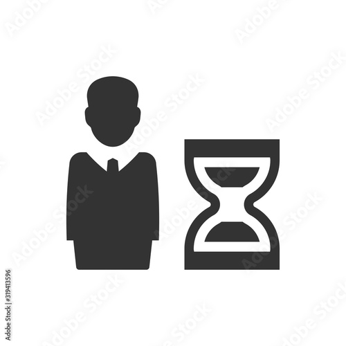Business time planning icon