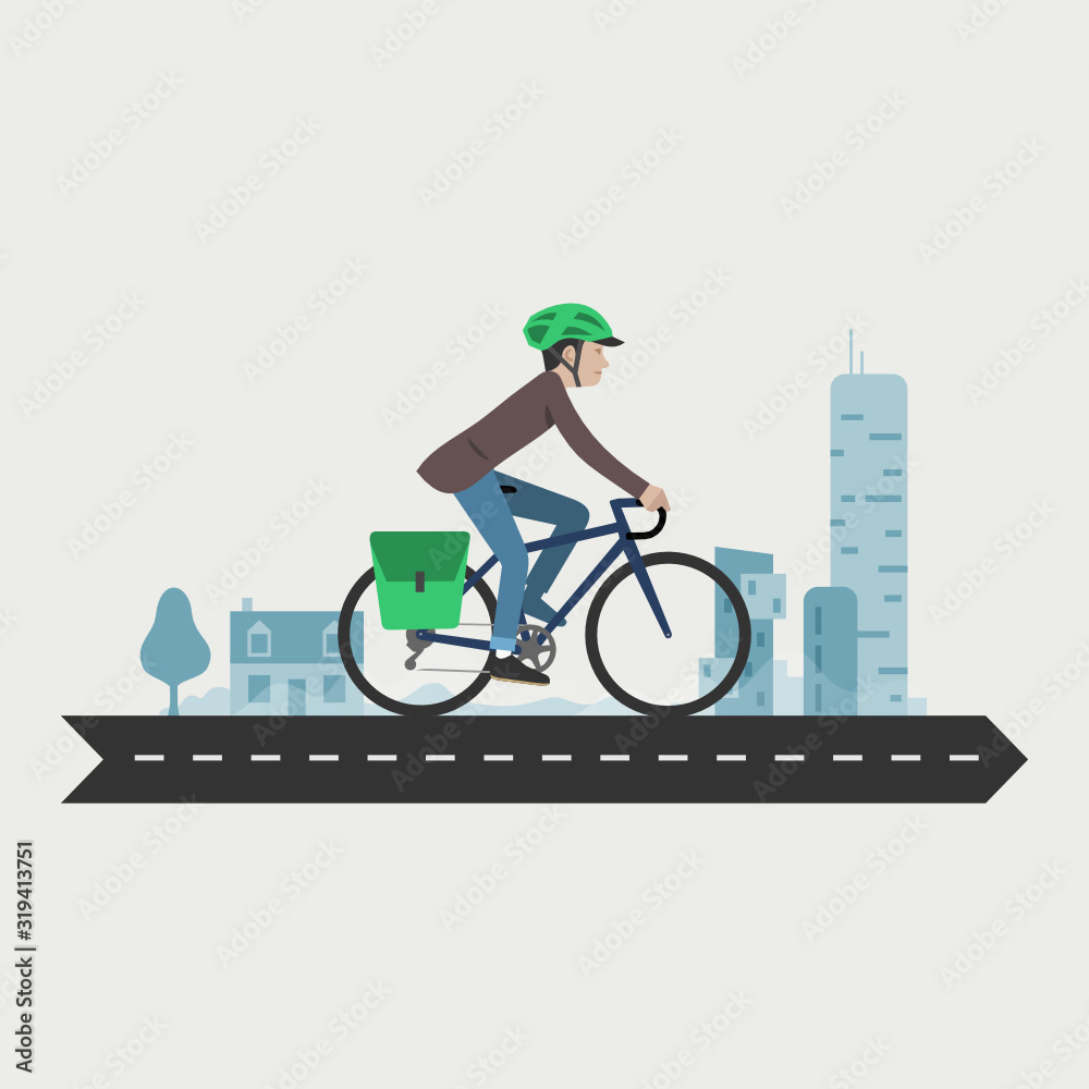 Cycling commuter, velotaf