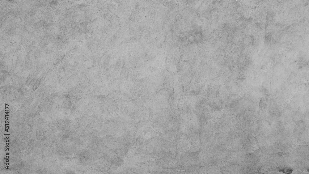 Naklejka premium Clean light gray concrete wall texture for background.