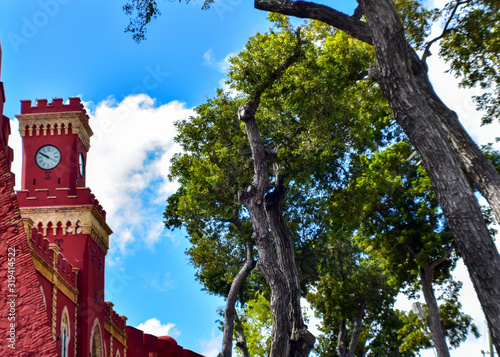 Fort Christian In Charlotte Amalie, St.Thomas, United States Virgin Islands, Historic Building, Old Architecture, Caribbean Travel Destination, Downtown Landmark