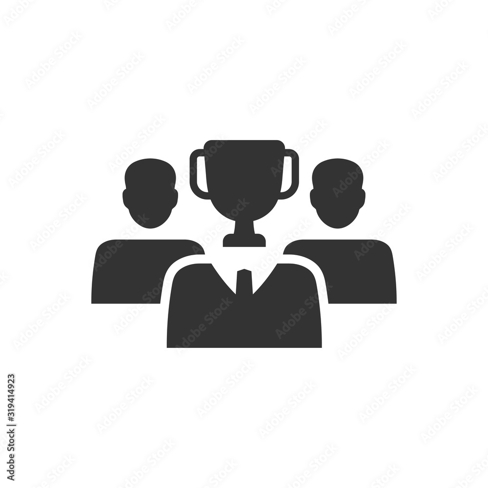 Business victory icon