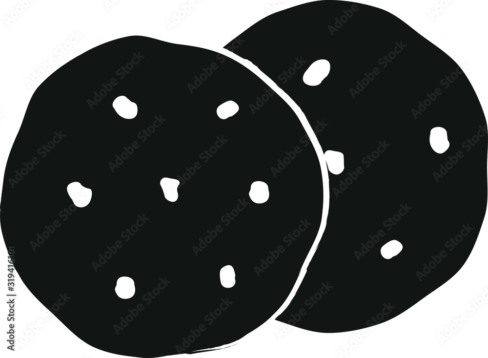 Cookie Icon - Vector illustration Cookie Icon - Vector illustration