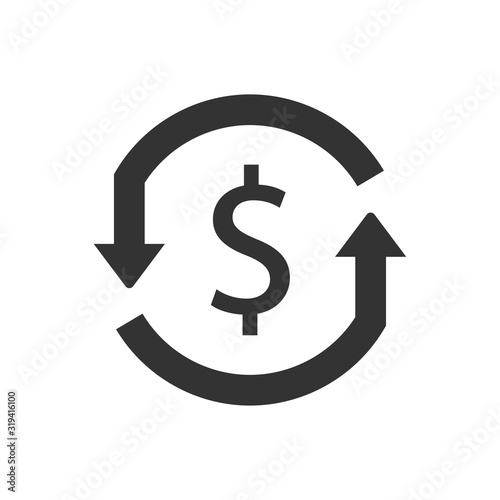 Currency exchange icon