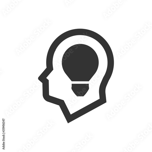 Creative thinking icon