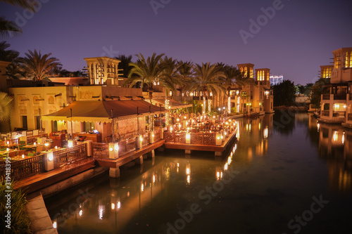 Photography Dubai, UAE - November 21, 2019: Area Hotel Jumeirah Al Qasr