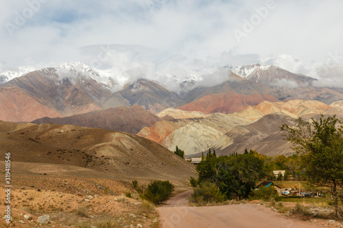 mountain landscape, Jumgal District, Kyrgyzstan mountain landscape photo