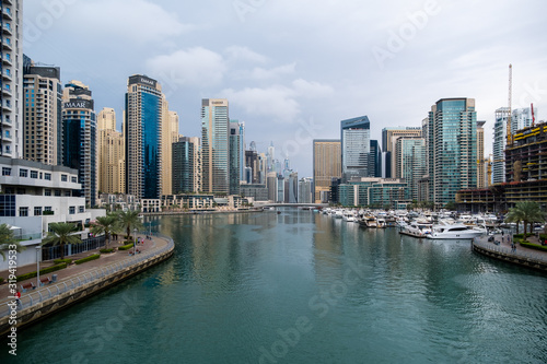 Dubai Marina - Dubai Marina is a district in the heart of what has become known as "new Dubai" in Dubai, United Arab Emirates. © panafoto