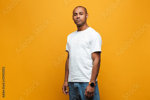 Portrait of an attractive confident casual young man
