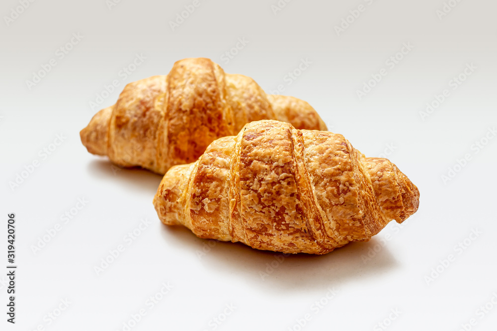 Traditional French mini croissants for Breakfast Traditional French mini croissants for Breakfast
