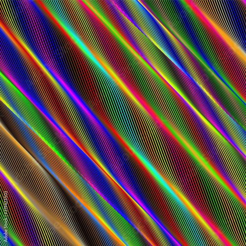 Colorful Stripes Waves Curve Line Abstract  Pattern Texture Vector Background