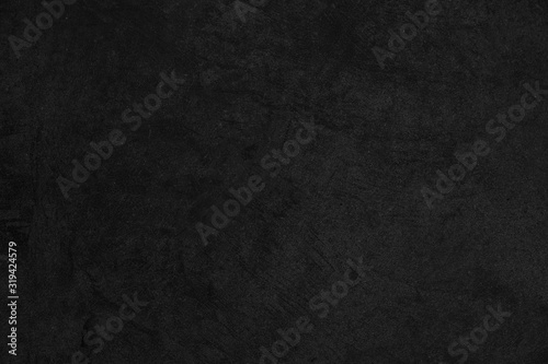 Old black backgound. Grunge texture. Black Industrial wall.