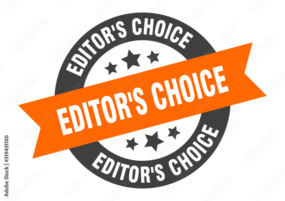 Fototapeta premium editor's choice sign. editor's choice round ribbon sticker. editor's choice tag