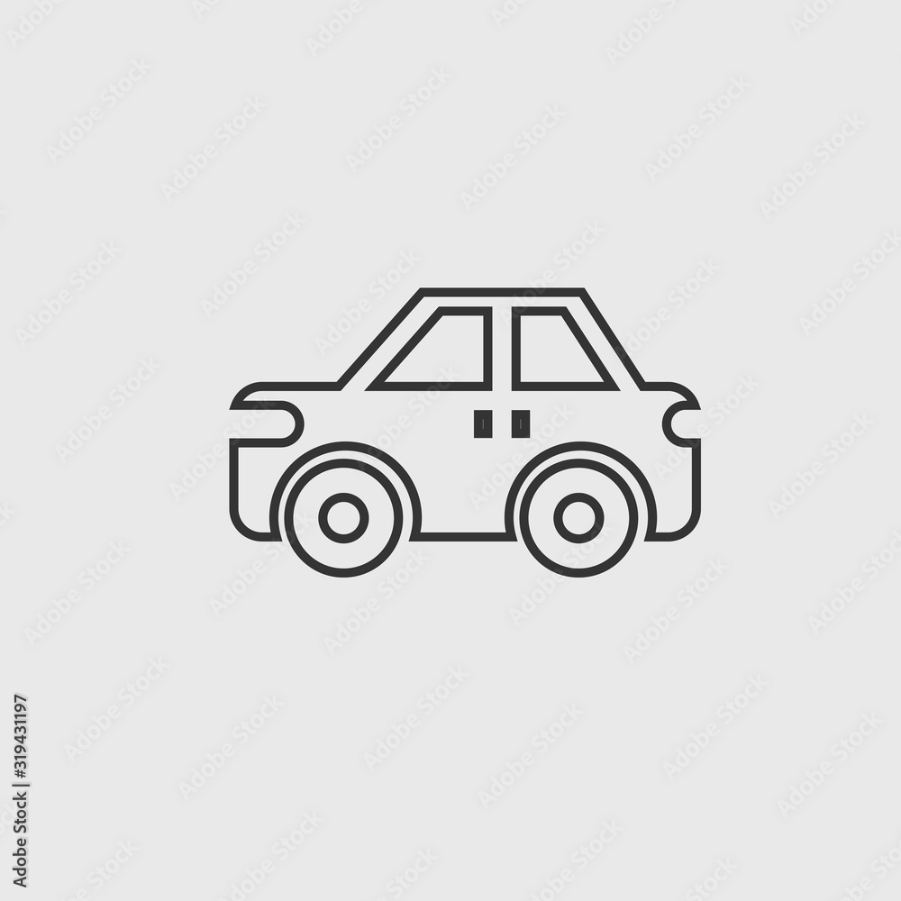sedan car icon vector illustration symbol for website and graphic design sedan car icon vector illustration symbol for website and graphic design