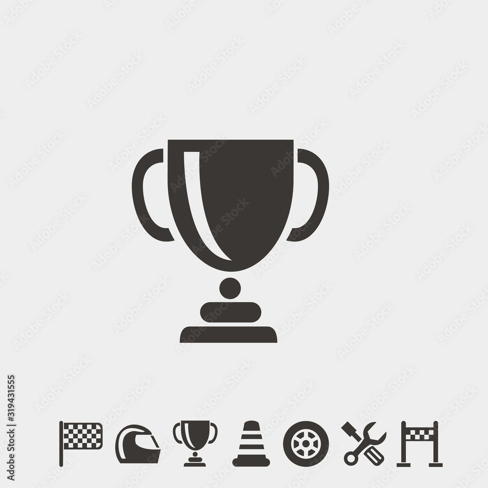 trophy card icon vector illustration symbol for website and graphic design trophy card icon vector illustration symbol for website and graphic design