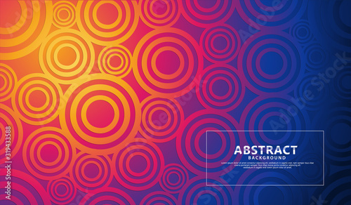 orange modern geometric abstract background