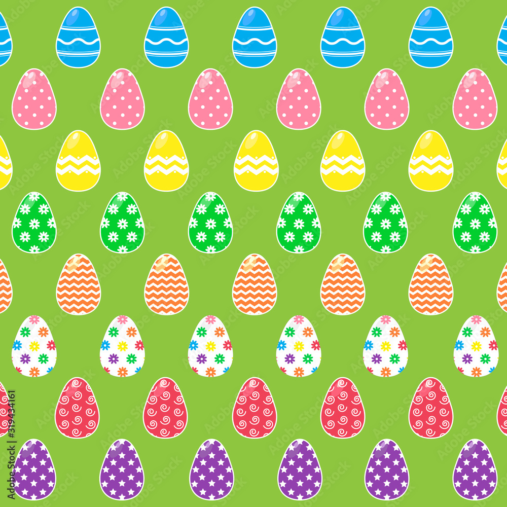 Easter eggs pattern Easter eggs pattern