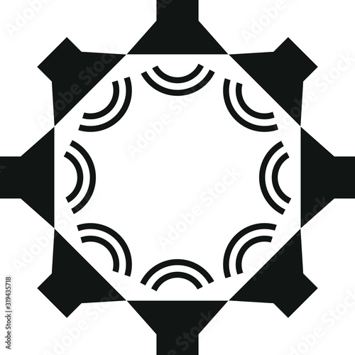 Surround sound symbols icon