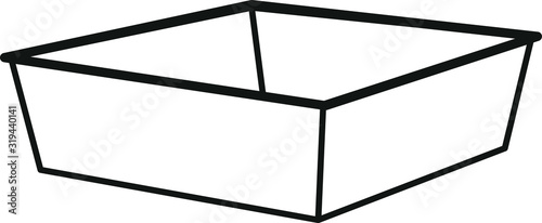 Aluminum perforated bun sheet pan icon