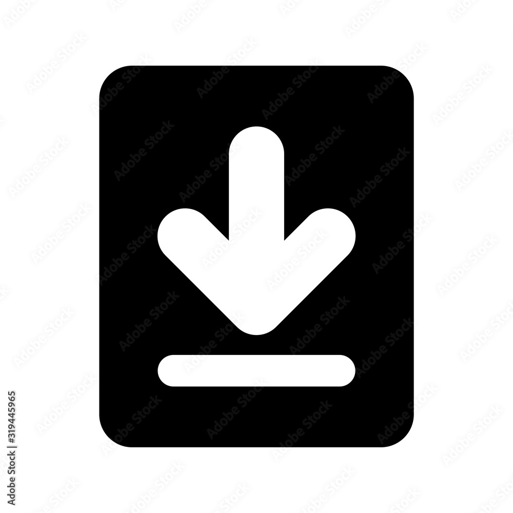 Download vector icon, install symbol. Modern, simple flat vector illustration for web site or mobile app Download vector icon, install symbol. Modern, simple flat vector illustration for web site or mobile app