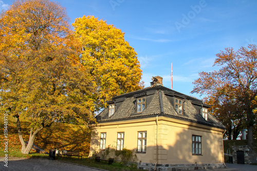 Photography Autumn visit to the capital Oslo and Akershus Fortress, Norway