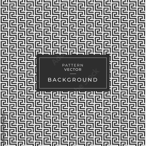 Lace textured geometric modern greek vector seamless pattern. Ornate black and white grid lattice patterned greek key meanders ornament.