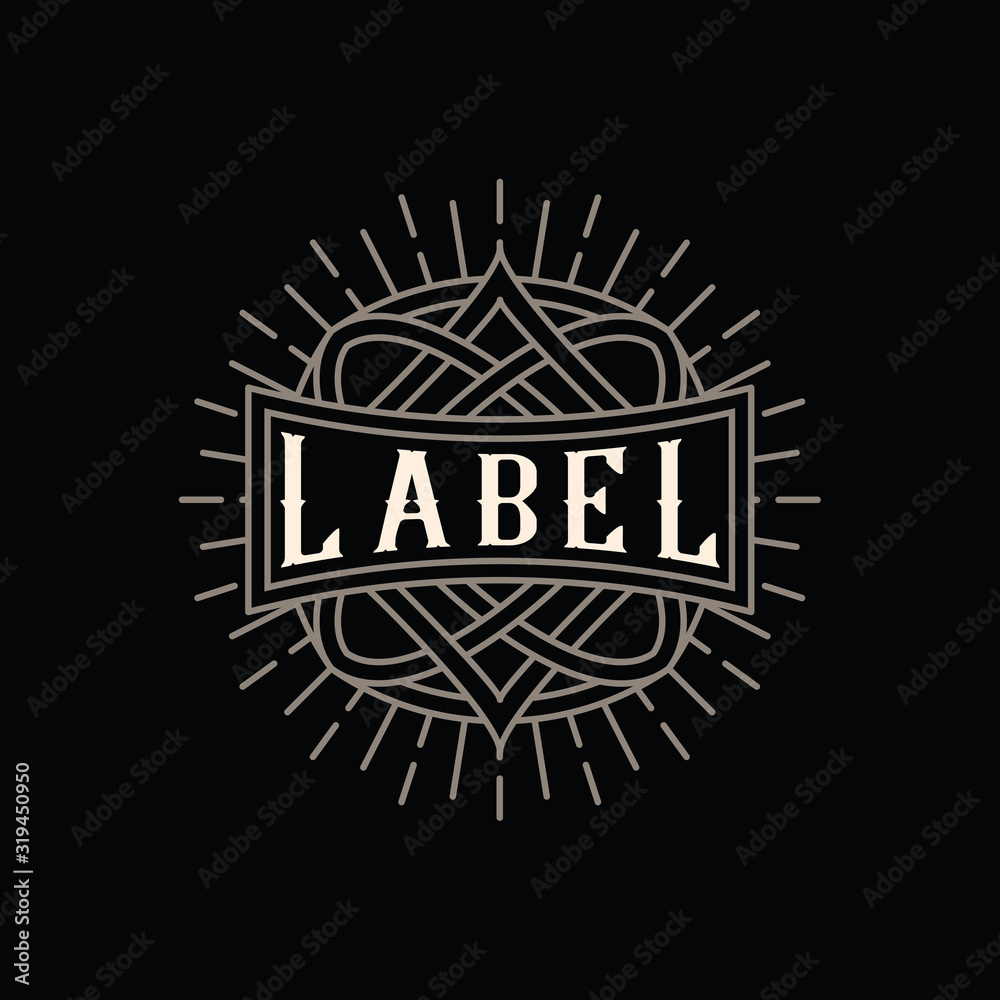 Fototapeta premium CLASSIC VINTAGE LOGO DESIGN INSPIRATION