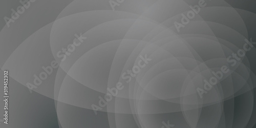 Abstract background with black and white circle