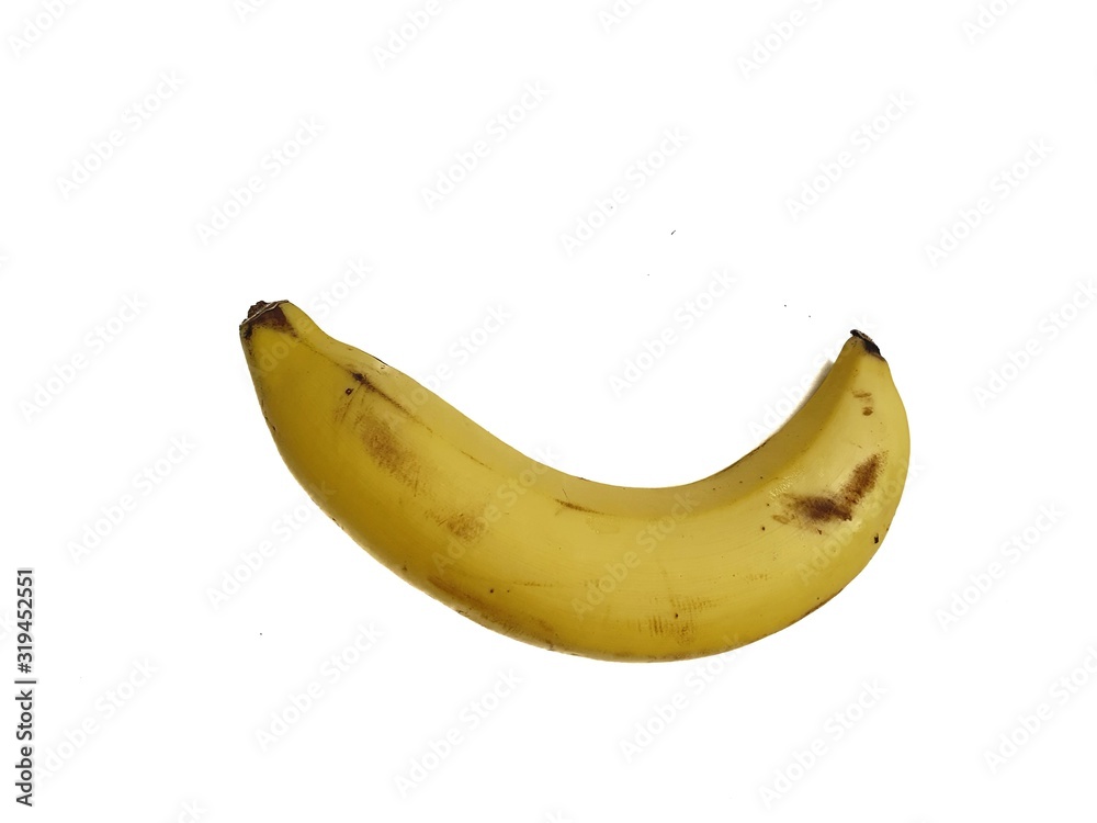  banana isolated on white background