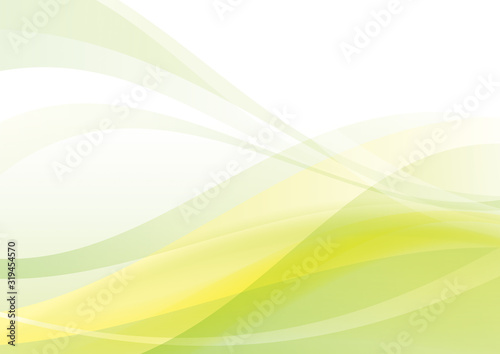 抽象 曲線 背景 黄緑