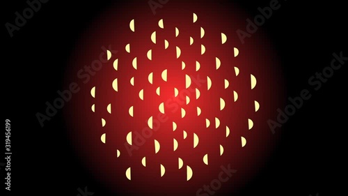 loves with hearts in a flat style, love valentine background