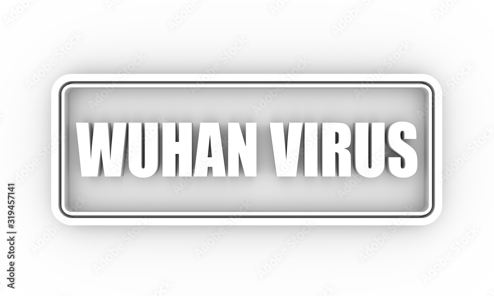 Stamp with Wuhan virus text. Medical science relative theme. 3D rendering. Stamp with Wuhan virus text. Medical science relative theme. 3D rendering.