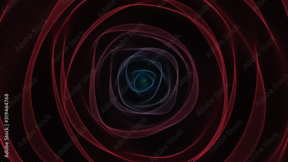 Abstract creative line waves, wavy dynamic pattern. Curve, curvy energy network drawing. 