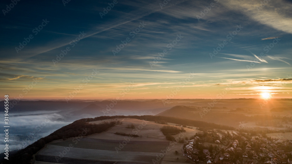 Herbstnebel im Tal