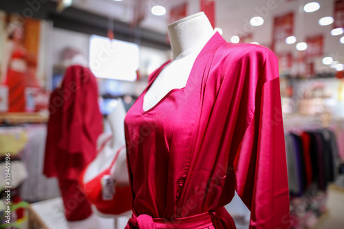 Red clothes on a mannequin