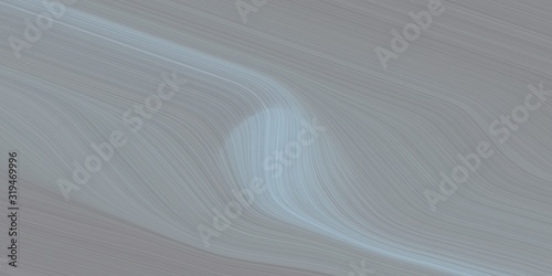 artistic flowing art with modern soft swirl waves background illustration with light slate gray, dark gray and pastel blue color