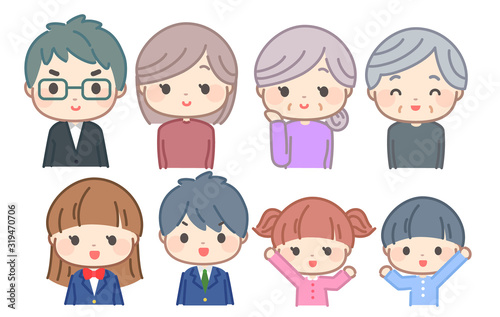 ファミリーイラスト