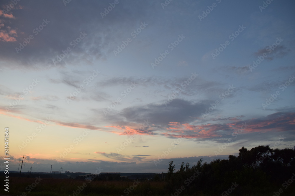 Obraz premium sunset in mountains