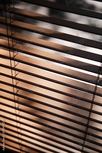 wooden blinds