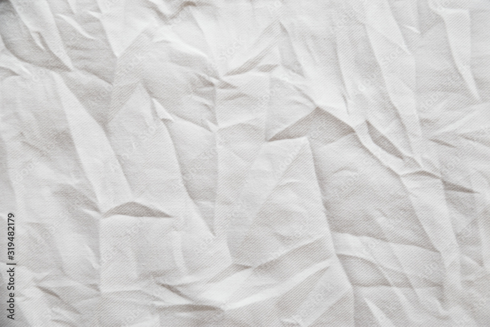 White wrinkled canvas cloth texture background White wrinkled canvas cloth texture background