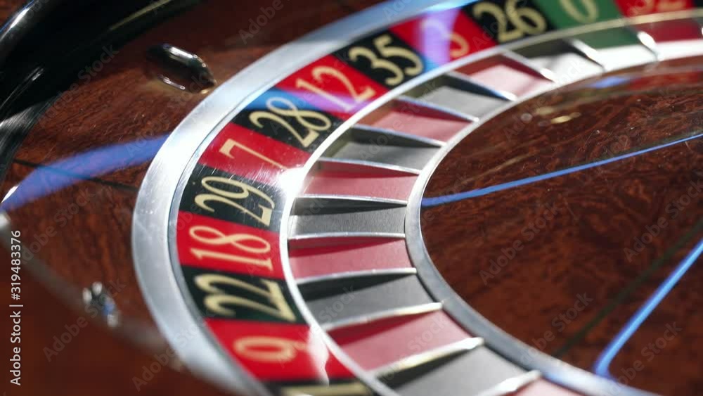 Casino: Roulette in Las Vegas with a white ball. Close-up Casino: Roulette in Las Vegas with a white ball. Close-up