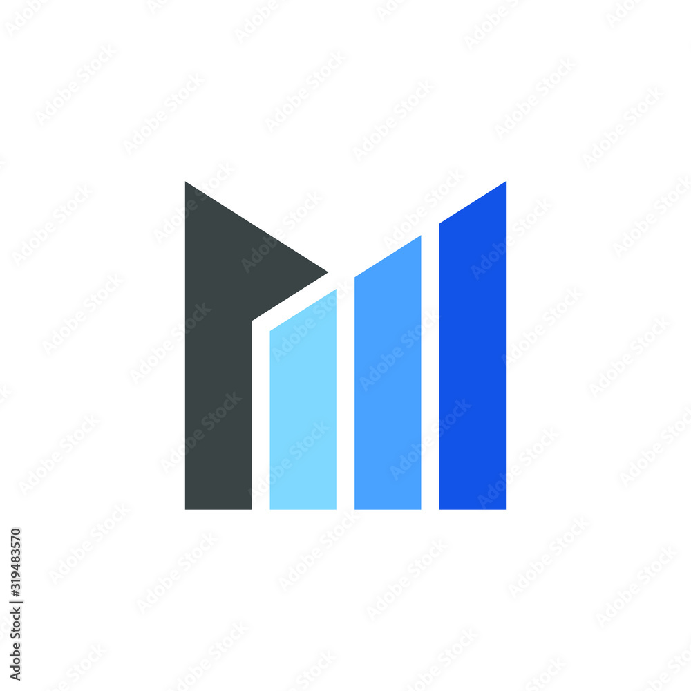 Business corporate letter M logo vector illustration Business corporate letter M logo vector illustration