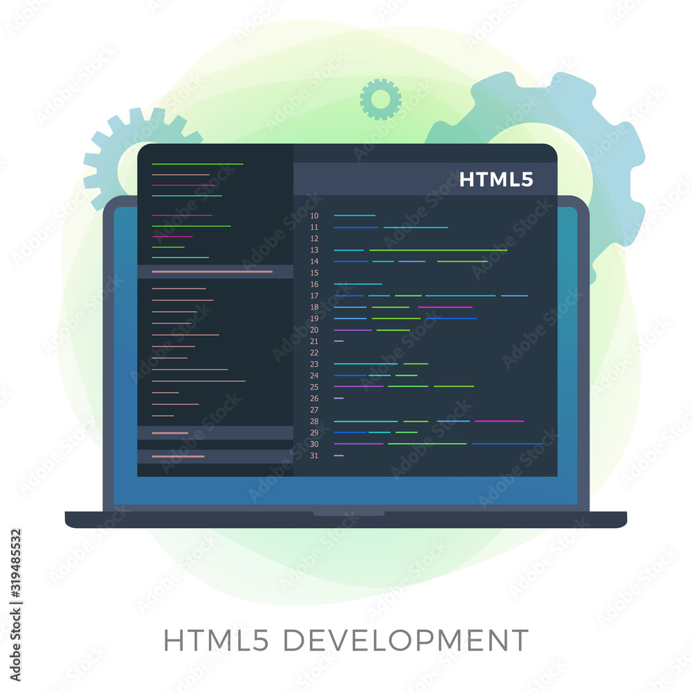 Html5 Flat Icon