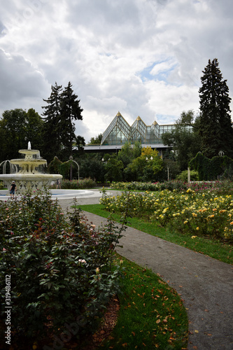 Fountain in the Rose Garden in Gorky Park